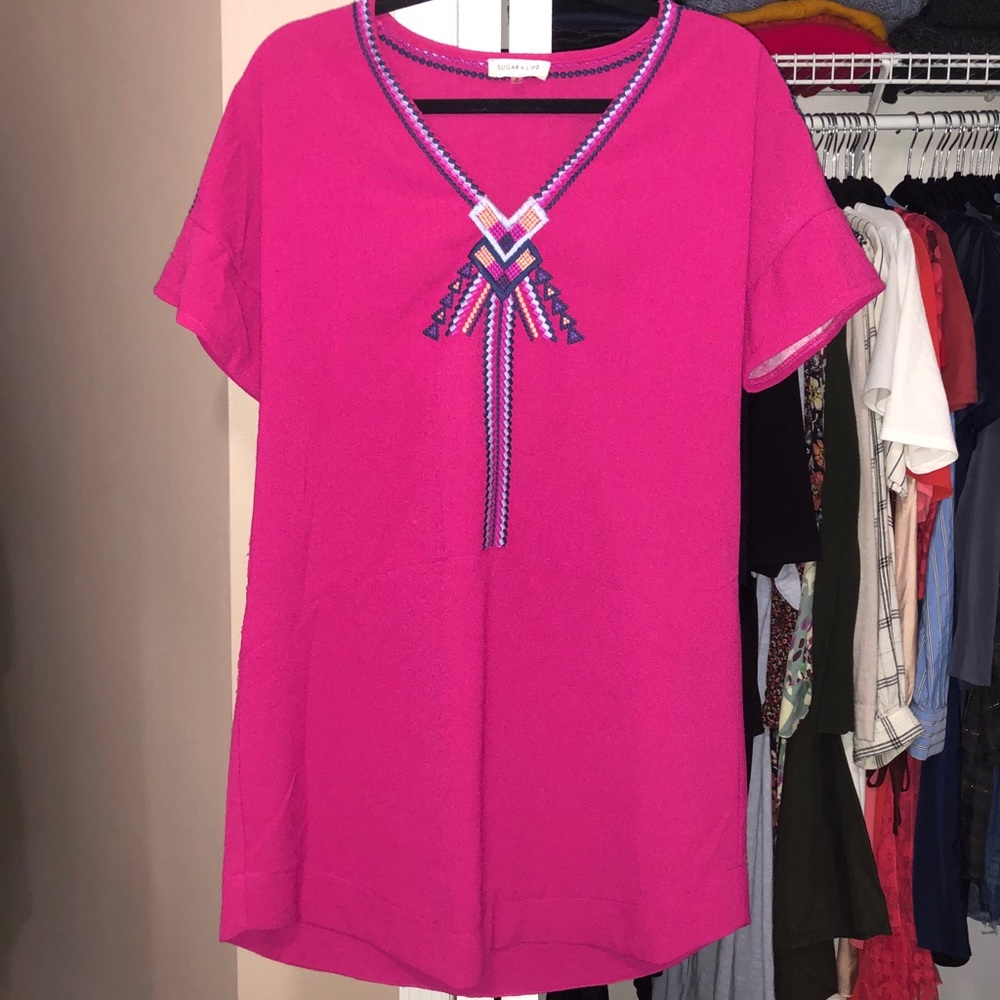 Sugar Lips short sleeve dress